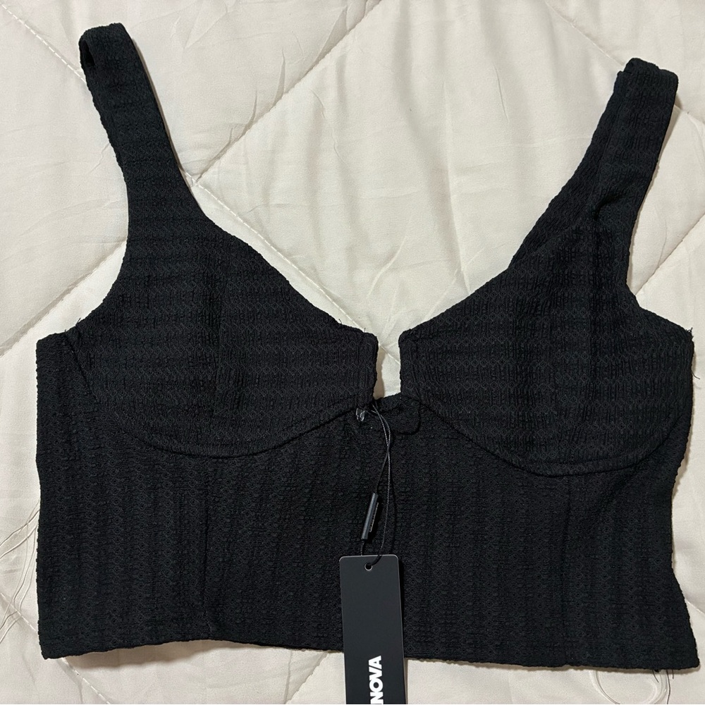 Fashion Nova Black Crop Top
